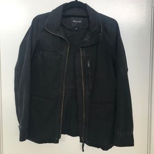 MADEWELL Fleet Jacket / SMALL / TRUE BLACK